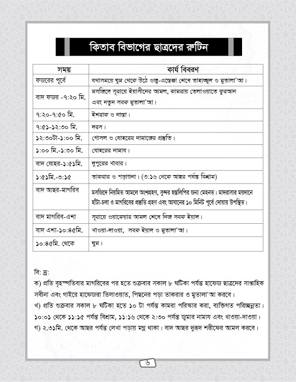 মাদরাসা রিপোর্ট বই ডিজাইন